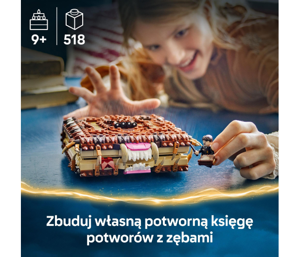 LEGO Harry Potter 76449 Potworna księga potworów z zębami - 1331666 - zdjęcie 4